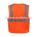 AS/NZS Day/night zipped waistcoat cotton safety vest sleeveless work vest